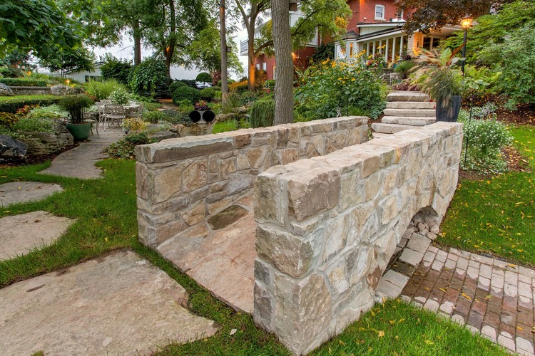 Rustic Natural Stone Bridge