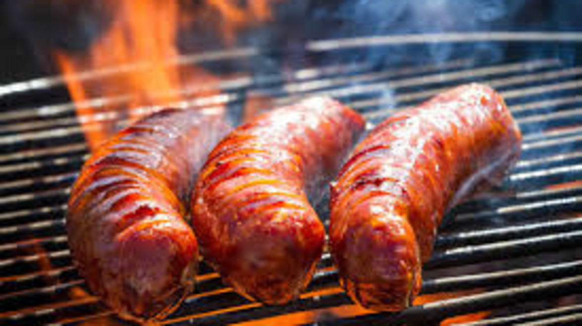 BBQ! Sausage with Mango and Fennel Chutney